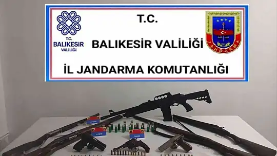 Balıkesir'de jandarmadan 50 şahsa gözaltı