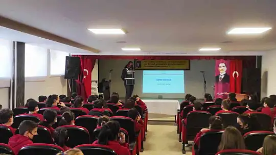 Bandırma Emniyetinden öğrencilere kişisel güvenlik eğitimi verildi