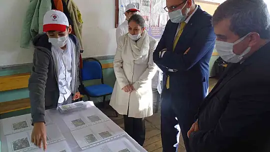 Çamdibi Ortaokulu'nda TÜBİTAK 4006 Bilim Fuarı yapıldı