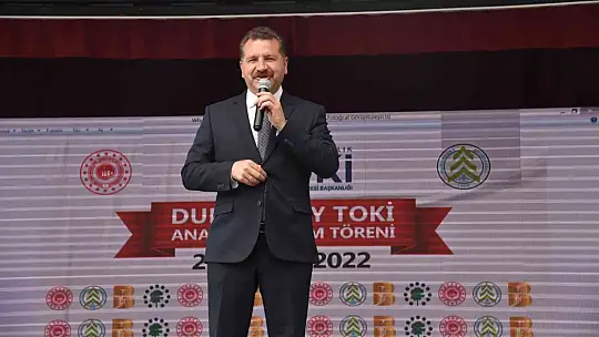 Dursunbey 3. Etap TOKİ'de anahtarlar teslim edildi