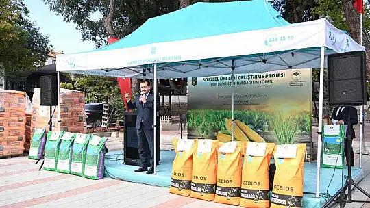 Erdek Zeytin kooperatifinden elek desteği