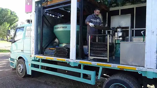 Mobil taş baskı ile Türkiye'nin her yerinde taş baskı zeytinyağı üretecek