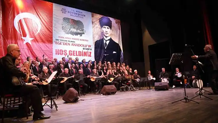 Aydın Büyükşehir Belediyesi Ege'den Anadolu'ya konseri düzenlendi