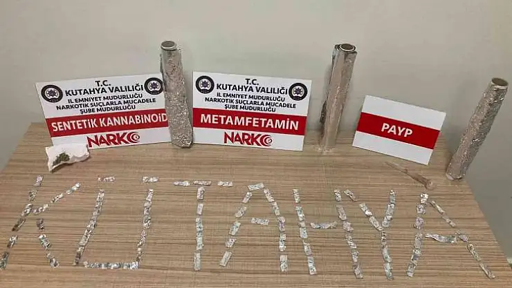 Kütahya'da uyuşturucu madde satışı yaptığı iddia edilen iki kişi yakalandı